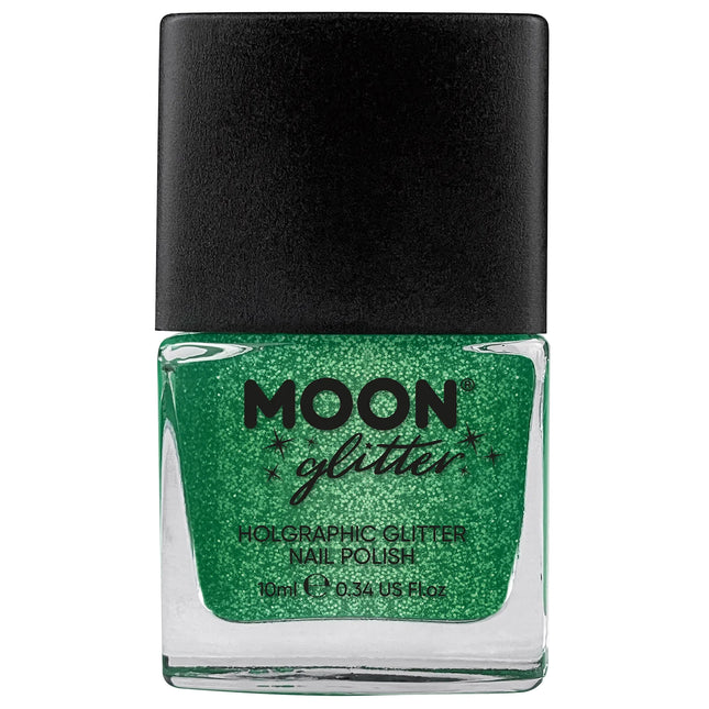 Vernis à ongles holographique Moon Glitter Vert 14ml