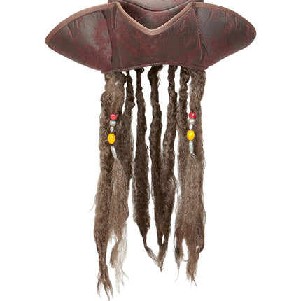 Chapeau de pirate marron