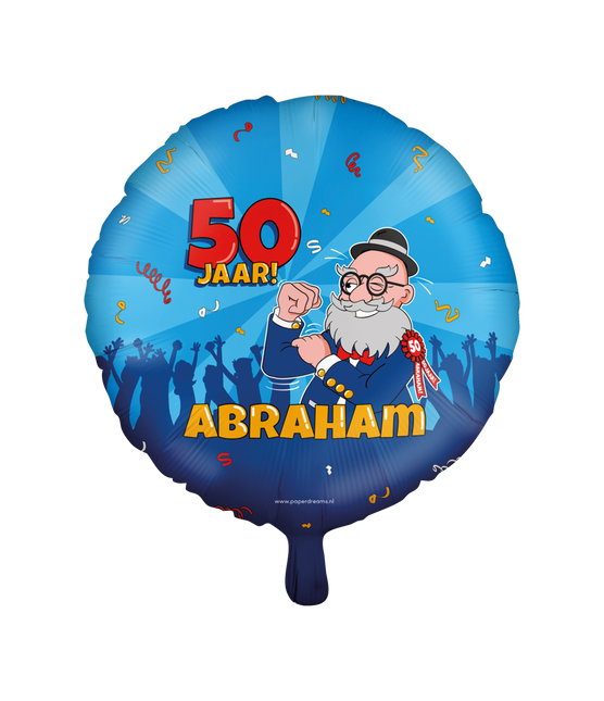 Ballon à hélium Abraham Cartoon vide 30cm
