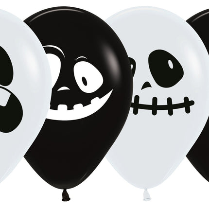 Ballons Fantômes Mélange 30cm 25pcs