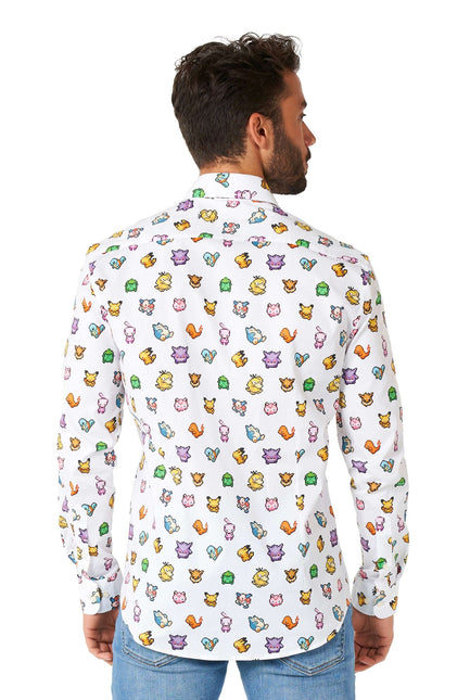 Chemise Pixel Pokémon Hommes <tc>OppoSuits</tc>