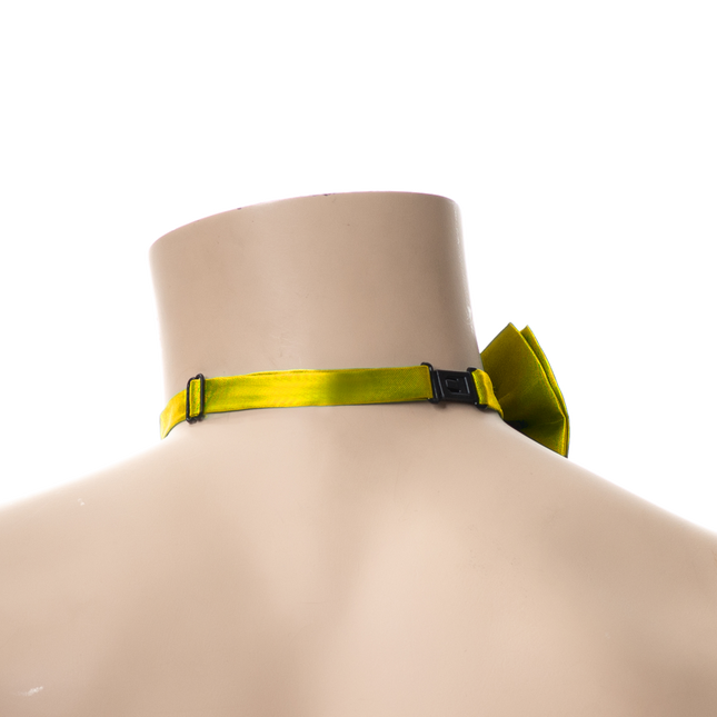 Nœud papillon jaune fluo