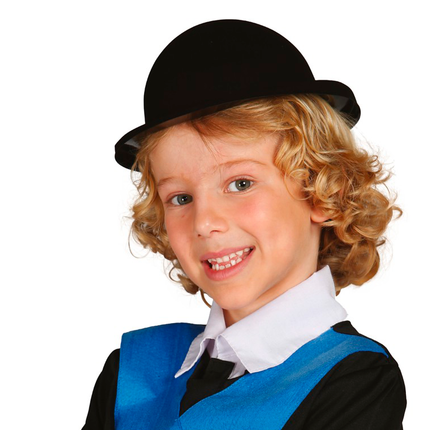 Chapeau melon noir enfant