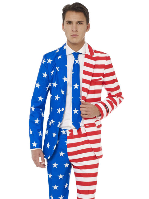 Costume drapeau des USA Hommes <tc>Suitmeister</tc>