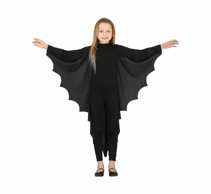 Costume d'Halloween noir chauve-souris enfant