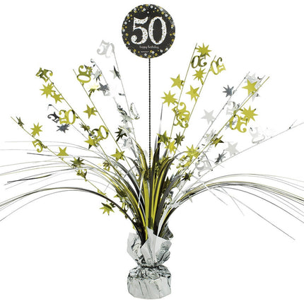 Décoration de table 50 ans Joyeux anniversaire 46cm