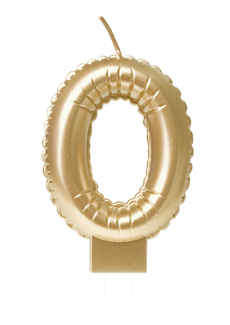 Ballon en feuille de bougie Or 0 10cm