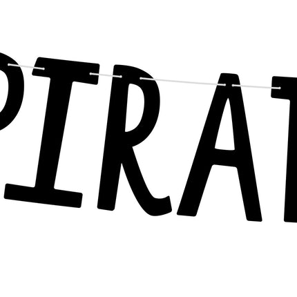 Guirlande Pirate Pirates Party Black 1m