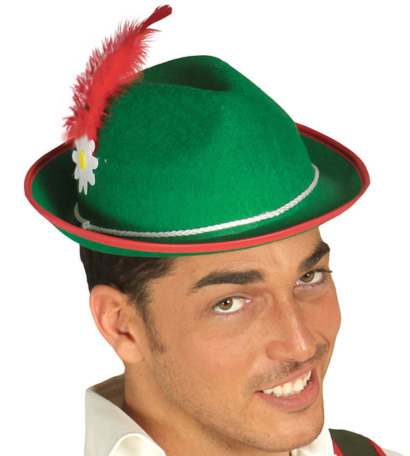 Chapeau Oktoberfest Tiroler Vert