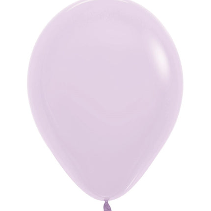 Ballons de baudruche Pastel Matt Lilas 25cm 100pcs