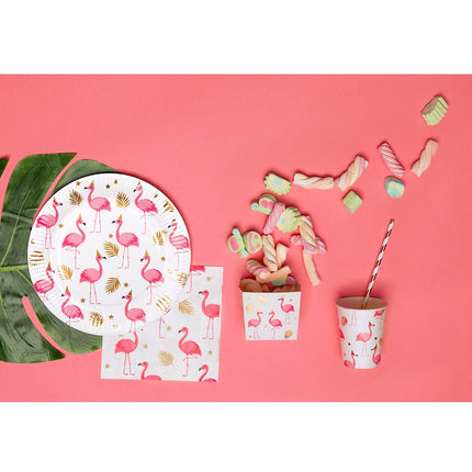 Flamingo Servetten Papier 33cm van Boland koop je bij Partywinkel