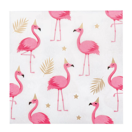Flamingo Servetten Papier 33cm van Boland koop je bij Partywinkel