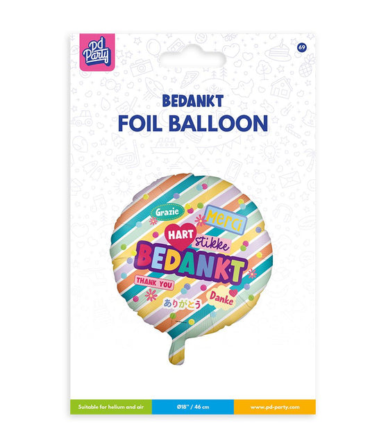 Ballon de baudruche - Merci