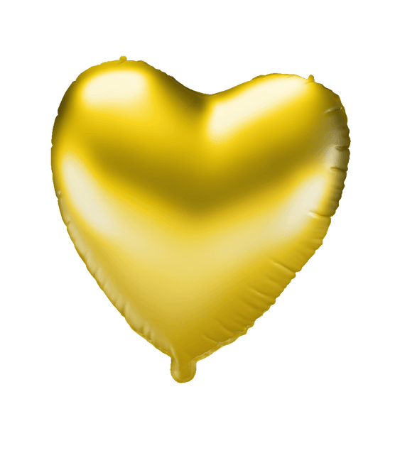 Ballon de baudruche - Coeur doré