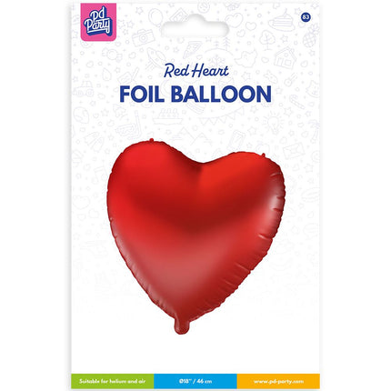 Ballon de baudruche - Coeur rouge