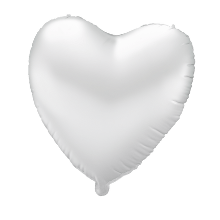 Ballon de baudruche - Coeur blanc