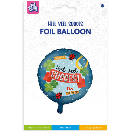 Ballon à l'hélium Bonne chance 46cm