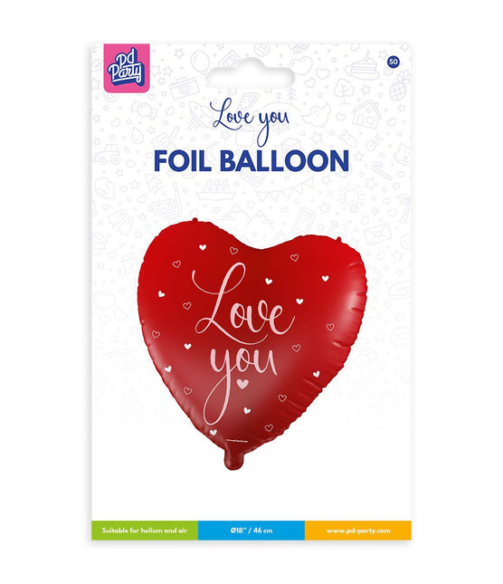 Ballon en hélium Love you 46cm