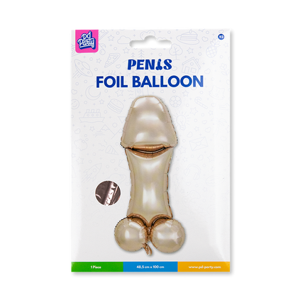 Ballon d'hélium en forme de pénis, 1 m