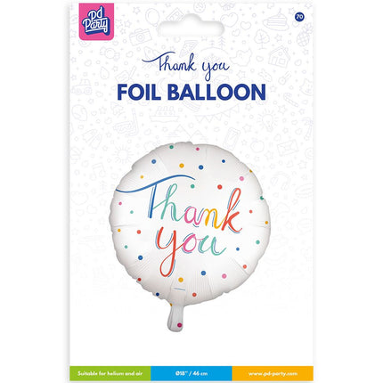 Ballon de baudruche - Merci