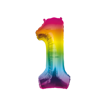 Ballon de baudruche 86cm 1 arc-en-ciel