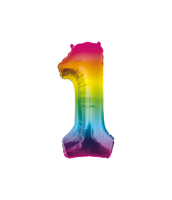 Ballon de baudruche 86cm 1 arc-en-ciel