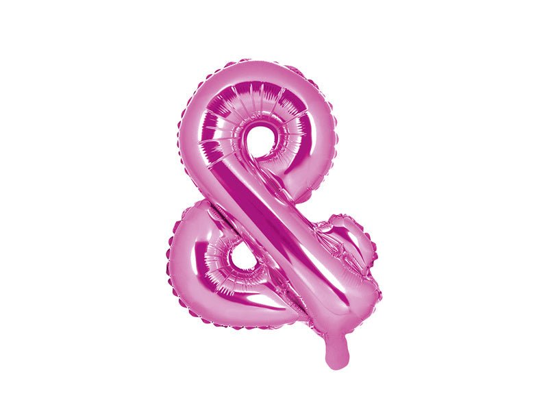 Folie Ballon Letter & Roze Leeg 35cm van Partydeco koop je bij Partywinkel