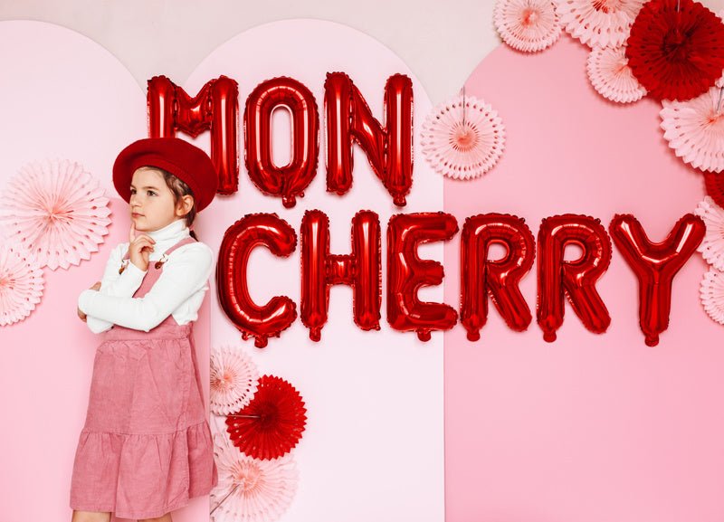 Folie Ballon Letter S Rood Leeg 35cm van Partydeco koop je bij Partywinkel