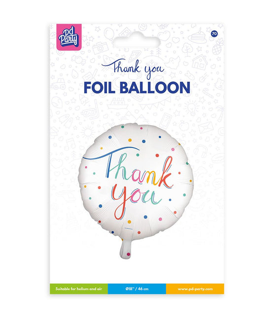 Folie ballon - Thank you van Paper Dreams koop je bij Partywinkel