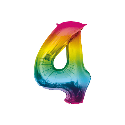 Folie Balloon 86cm 4 Regenboog van Paper Dreams koop je bij Partywinkel