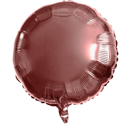 Folieballon Rond Brons - 45 cm van Folat koop je bij Partywinkel