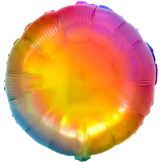 Folieballon Rond Yummy Gummy Rainbow - 45 cm van Folat koop je bij Partywinkel