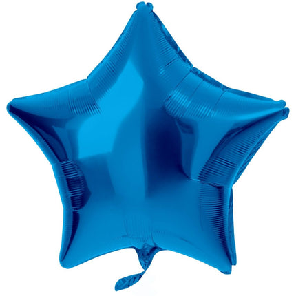 Folieballon Stervormig Blauw - 45 cm van Folat koop je bij Partywinkel
