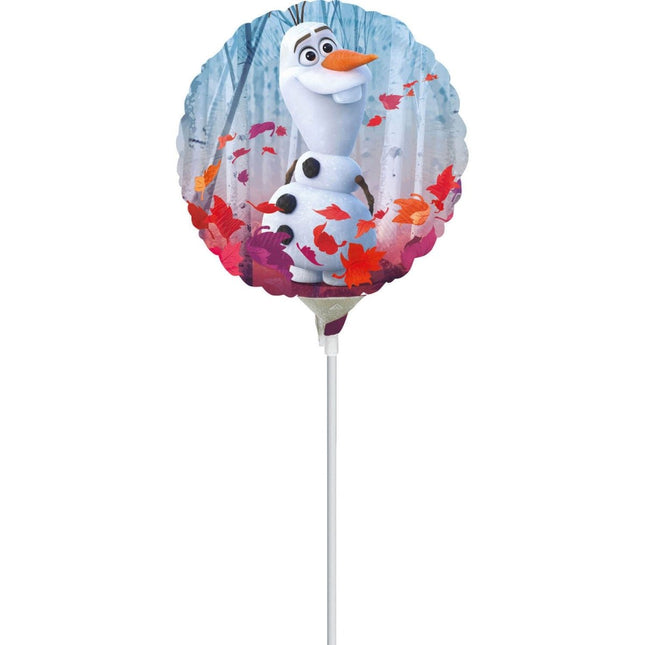 Frozen 2 Folie Ballon Mini Olaf 27cm van Anagram koop je bij Partywinkel
