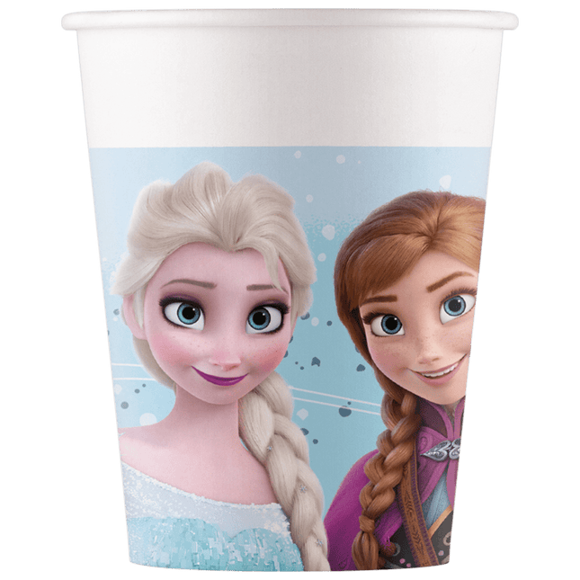 Frozen Bekers 200ml 8st van Procos koop je bij Partywinkel