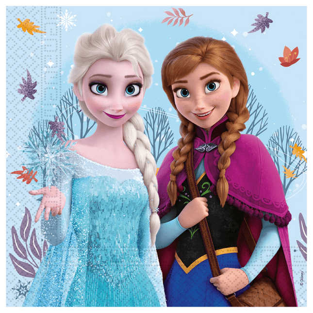Frozen Servetten 33cm 20st van Procos koop je bij Partywinkel