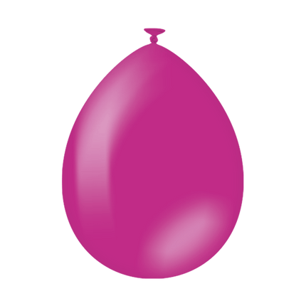 Fuchsia Ballonnen Latex 30cm 10st - Partywinkel - 8716764242342