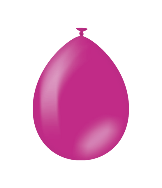 Fuchsia Ballonnen Latex 30cm 10st - Partywinkel - 8716764242342