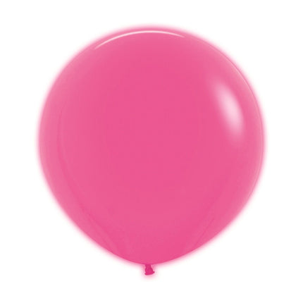 Fuchsia Ballonnen Neon 61cm 3st van Sempertex koop je bij Partywinkel