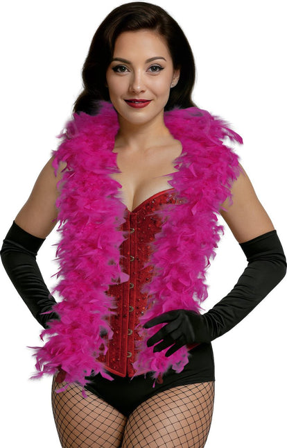 Fuchsia Boa Veren 80gr van Fiestas Guirca koop je bij Partywinkel