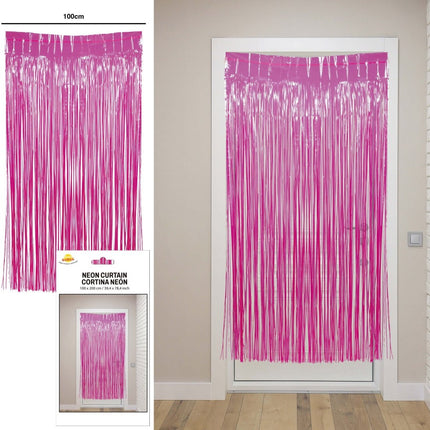 Fuchsia Deurgordijn 2m van Fiestas Guirca koop je bij Partywinkel