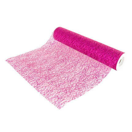 Chemin de table Fuchsia Glitter 5m