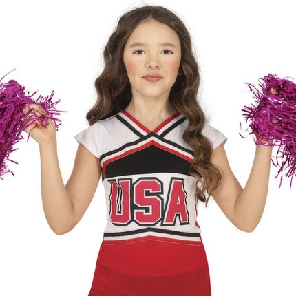 Fuchsia Pompoms 2st van Fiestas Guirca koop je bij Partywinkel