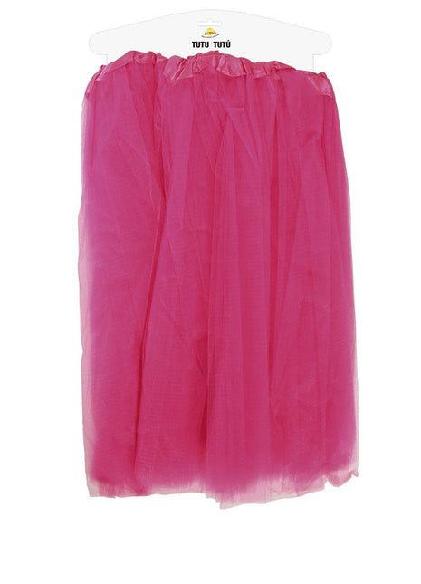 Fuchsia Tutu Dames 60cm van Fiestas Guirca koop je bij Partywinkel