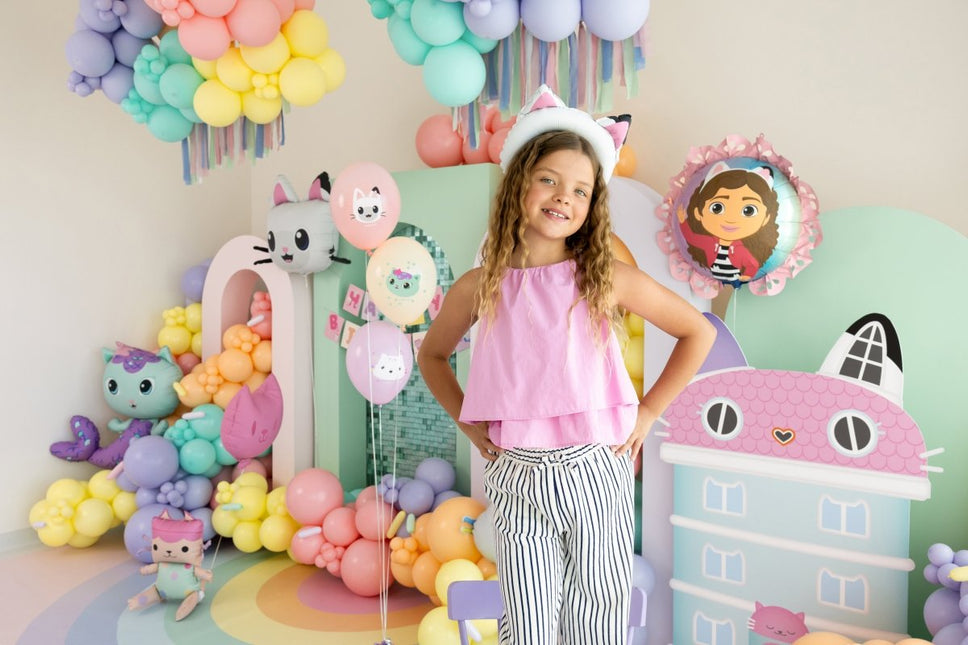 Gabby's Dollhouse Folie Ballon Met Ruffle, 52x52 cm van Partydeco koop je bij Partywinkel
