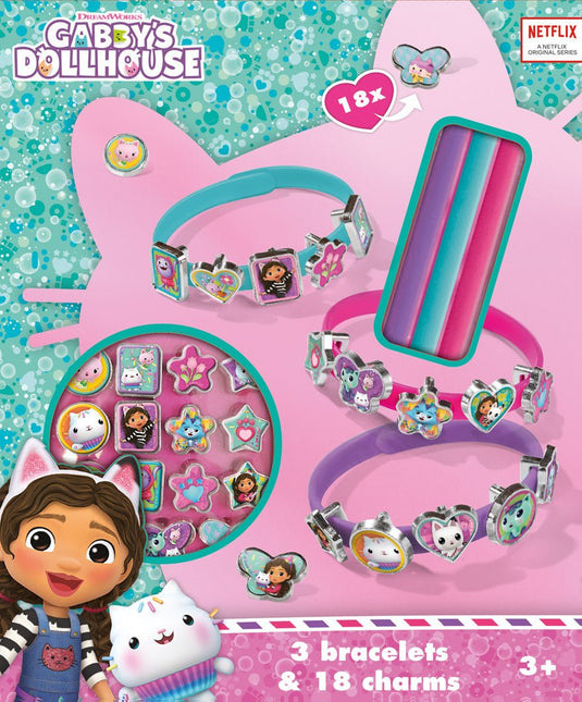 Gabby'S Dollhouse Knutselset Bedelarmband - Partywinkel - 8714274420311