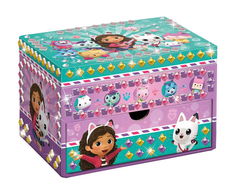 Gabby'S Dollhouse Sieraden Doosje Diy - Partywinkel - 8714274420328