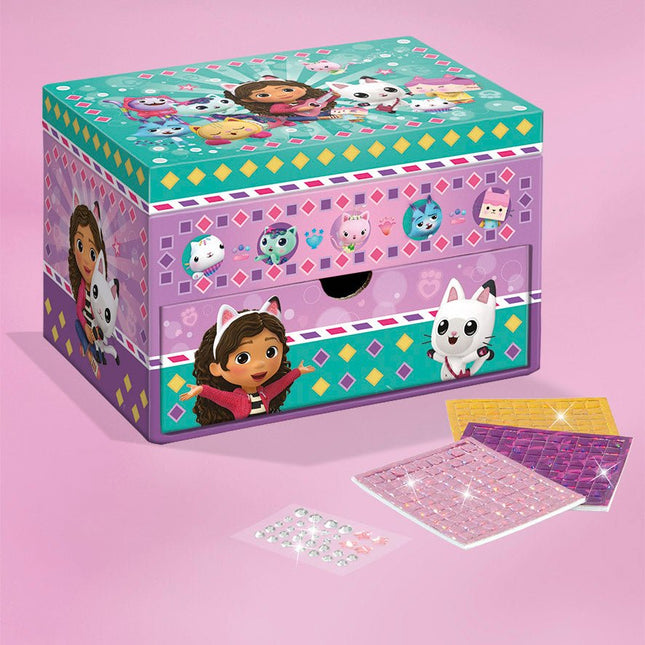 Gabby'S Dollhouse Sieraden Doosje Diy - Partywinkel - 8714274420328