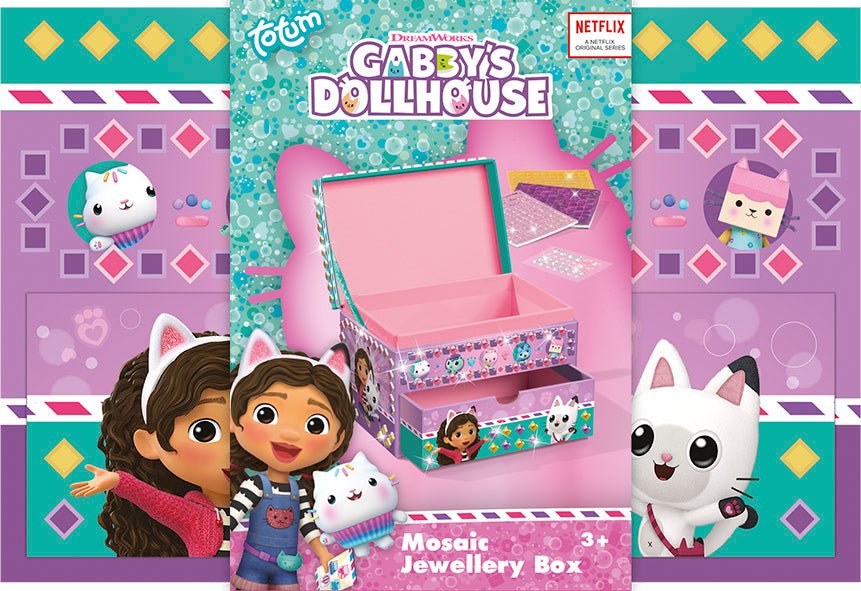 Gabby'S Dollhouse Sieraden Doosje Diy - Partywinkel - 8714274420328