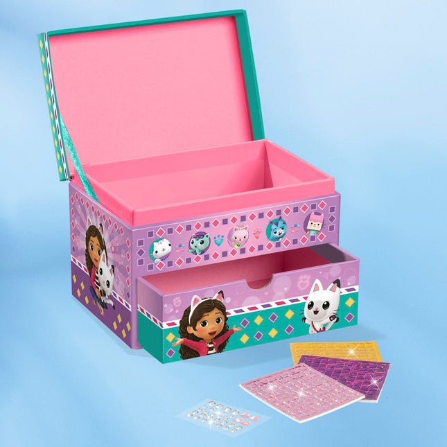 Gabby'S Dollhouse Sieraden Doosje Diy - Partywinkel - 8714274420328